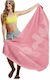 BodyTalk TWLCO Logo Baumwolle Rosa 180x100cm