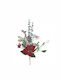 Inart Christmas Decorative Flower 75cm