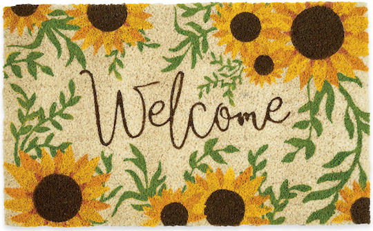 Etoile Doormat from Coconut Tree Helianthus Beige 40x60cm 009/84 Beige