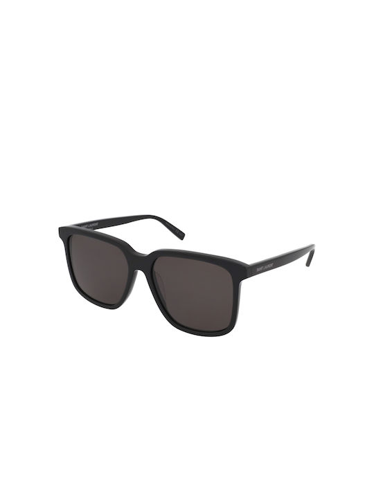 Ysl Sunglasses with Black Acetate Frame and Black Lenses SL 480 001