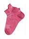 ME-WE Damen Einfarbige Socken Fuchsia 2Pack