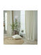 Teoran Curtain with Pencil Pleat Guensa 11 Ivory 140x260cm