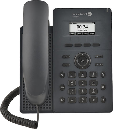 Alcatel H2P Cu fir Telefon IP 2 linii Negru