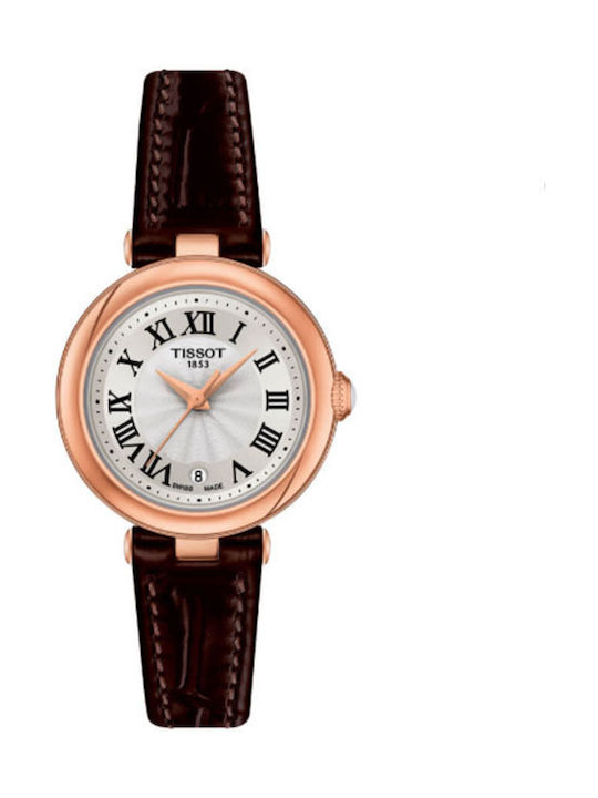 Tissot Bellisima Часовник с Кафяв Кожена каишка