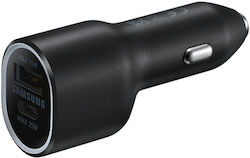 Samsung Φορτιστής Αυτοκινήτου με Θύρες 1xUSB-A 1xType-C