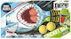 Diakakis Kids Beach Rackets with 2 Balls