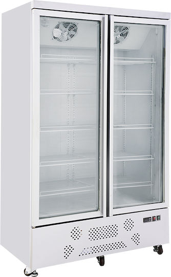 Frigus DCV 1250 Getränkekühlschrank 320Es Doppeltürig H204.5xB125xT72cm