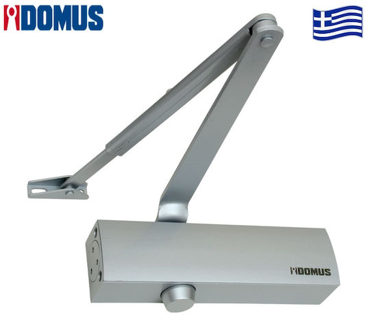 Domus Μηχανισμός Επαναφοράς για Πόρτες έως 85cm και 40kg Ασημί