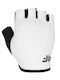 4F Unisex Fingerless Gloves White