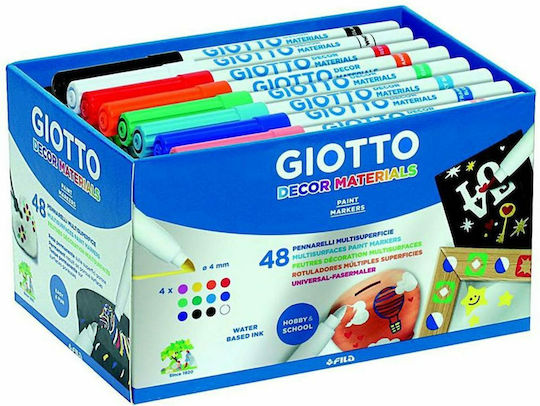 Giotto Decor Materials Μαρκαδόρος Μωβ