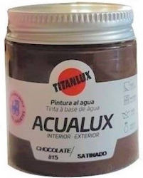 Titan Acualux Satin Vopsea acrilică Maro pentru...