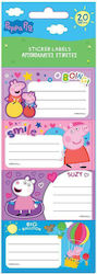 Diakakis Notebook Labels Peppa Pig 20pcs