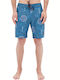 Men's Swimwear Bermuda Navy Blue with Patterns