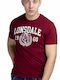 Staxigoe T-shirt Oxblood / White