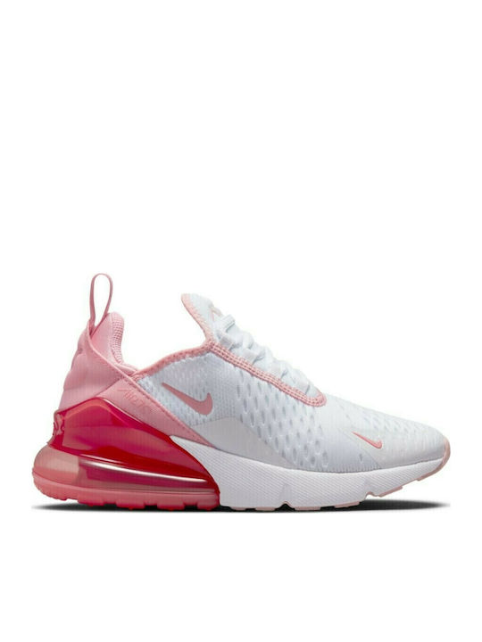 Nike Air Max 270 Παιδικά Sneakers White / Pink ...