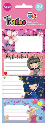 Luna Notebook Labels 100pcs