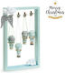 Parisis Illuminated Christmas Wooden Figure Frame Frame Height 55cm