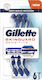 Gillette SkinGuard Sensitive Disposable Razors with 2 Blades & Lubricating Tape for Sensitive Skin 6pcs