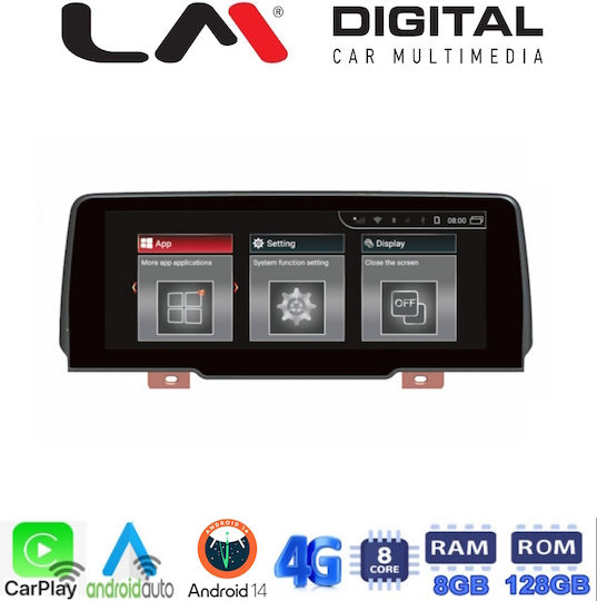 LM Digital Ηχοσύστημα Αυτοκινήτου για BMW X3 / X4 / X3 (F25) / X4 (F26) 2016 > 2018 (Bluetooth/USB/AUX/WiFi/GPS/Apple-Carplay/Android-Auto) με Οθόνη Αφής 10.25"