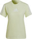 Adidas Γυναικείο Αθλητικό T-shirt Πράσινο