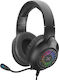 Noxo Skyhorn Over Ear Gaming Headset με σύνδεση 2x3.5mm / USB
