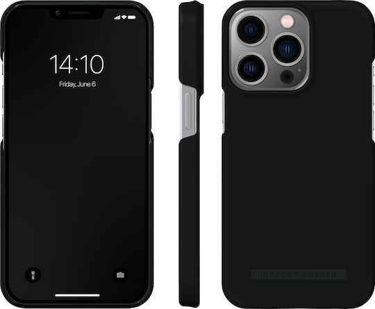 iDeal Of Sweden Fashion Seamless Back Cover Silicone Coal Black (iPhone 13 Pro)
