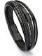 Legend Accessories Βραχιόλι από Δέρμα 21cm