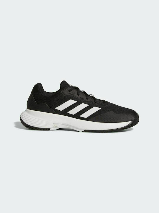 Adidas Gamecourt 2.0 Ανδρικά Παπούτσια Τένις για Σκληρά Γήπεδα Core Black / Cloud White