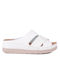 My Way Shoes Women's Flat Sandals Anatomic In White Colour