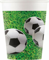 Procos Football Glass for Party 8pcs