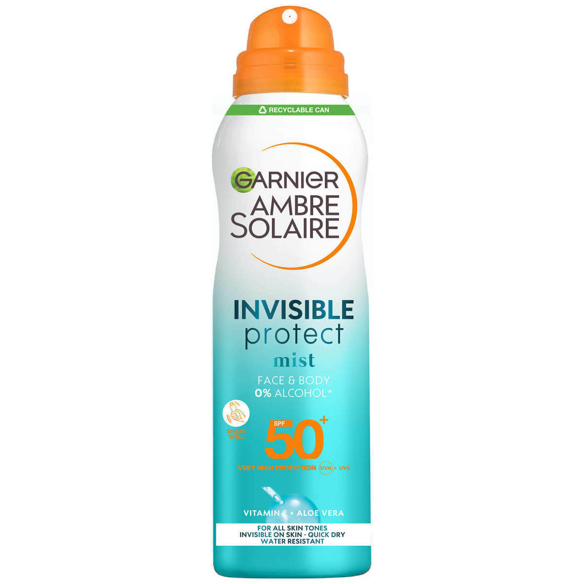 Garnier Ambre Solaire Invisible Protect Mist Transparent SPF50 200ml