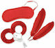 Crushious Dream Bondage Kit BDSM Kit Red 4pcs