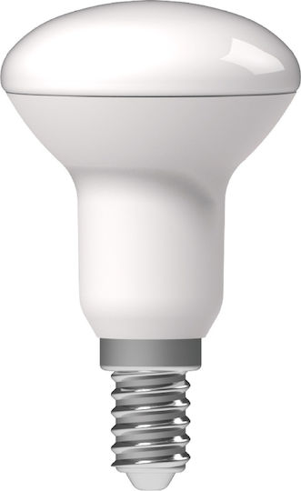 Avide ABR50CW-4.9W Λάμπα LED 4.9W 83mm για Ντουί E14 και Σχήμα R50 Ψυχρό Λευκό 470lm