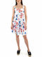 Sommer Mini Kleid Weiß