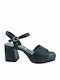 Leather Sandals Black