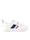 Παιδικά Sneakers Ανατομικά με Σκρατς Λευκά