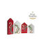 Parisis Christmas Wooden Figure Sign Length 17.5cm 2022