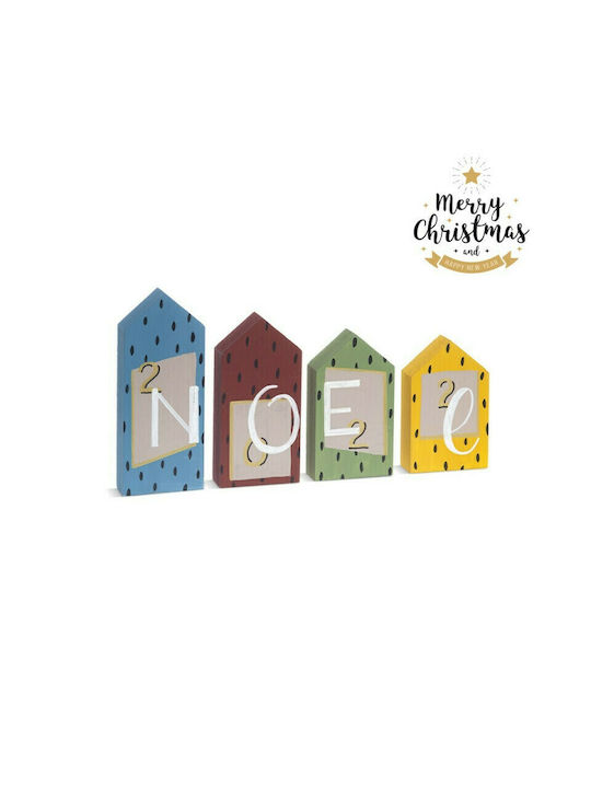 Parisis Christmas Wooden Figure Sign Length 17.5cm 2022