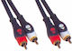 Bridge Cable Cable RCA male - RCA male 0.7m 30285