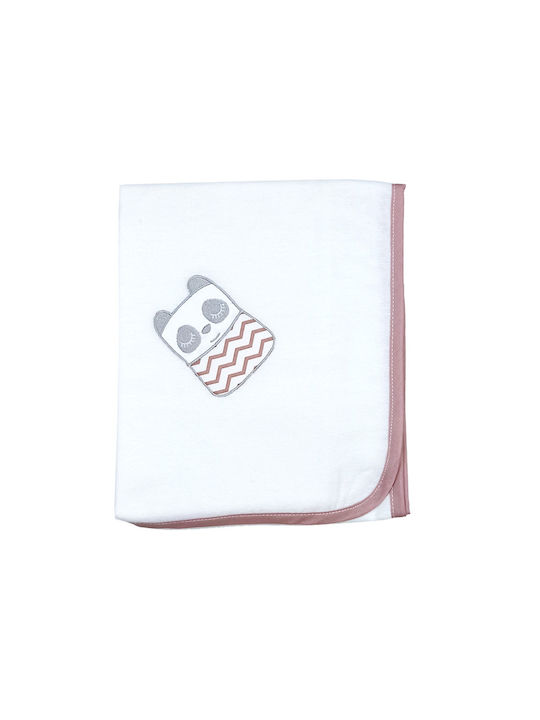 Baby Star Tiny Friends Flanell-Kuscheldecke Ros...