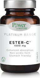 Power Of Nature Platinum Range Ester-C 1000 mg 30 таблетки