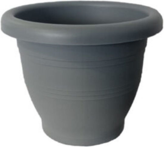 Cyclops Νο Pot Plastic Charcoal 38x38x31.5cm.