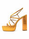 Leather Sandals Orange
