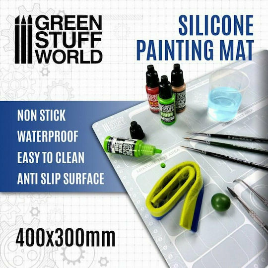 Green Stuff World Silicone Painting Mat Aξεσουάρ Μοντελισμού 1τμχ