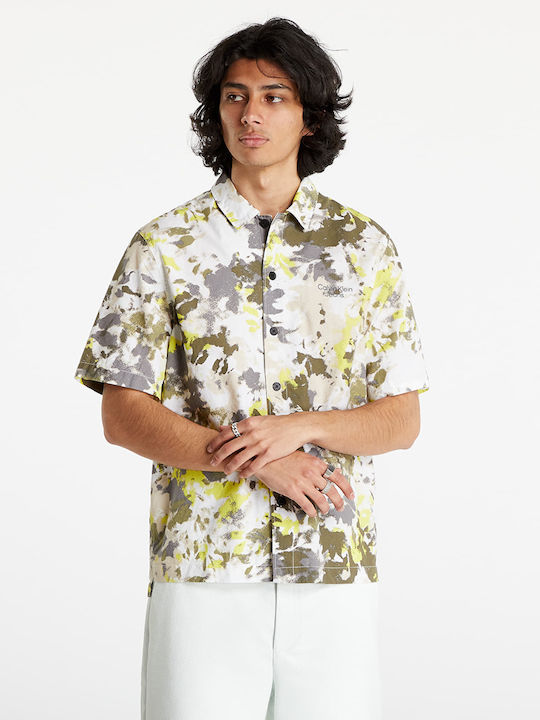 Cu mânecă scurtă Cămașă Camo Multicolor