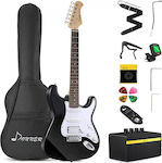 DONNER EC-1099 Electric Guitar Set with case and amplifier