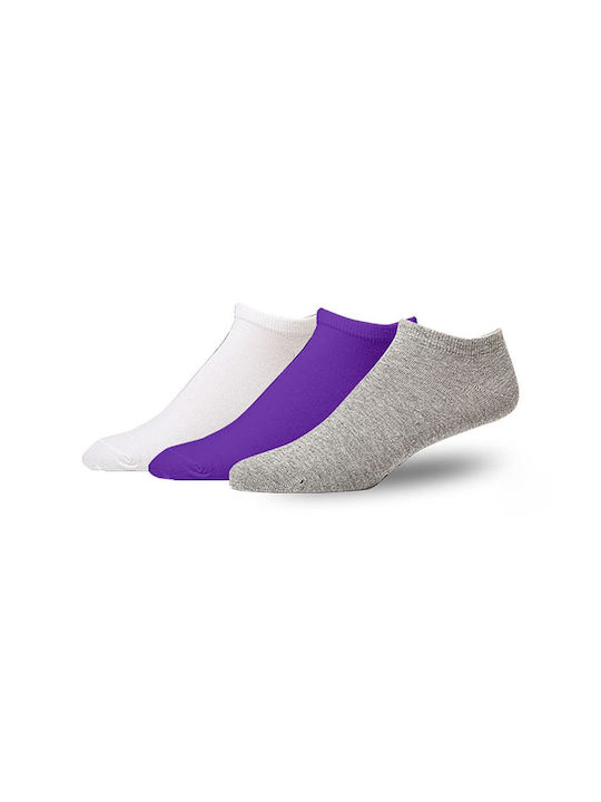 Xcode Αθλητικές Κάλτσες Πολύχρωμες 3 Ζεύγη Λευκ...