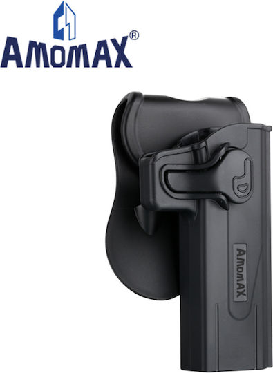 Amomax Θήκη Ζώνης για Όπλο Μαύρη