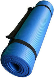 Softee 24498.028 Yoga/Pilates Mat Blue with Carry Strap (120x60cm)