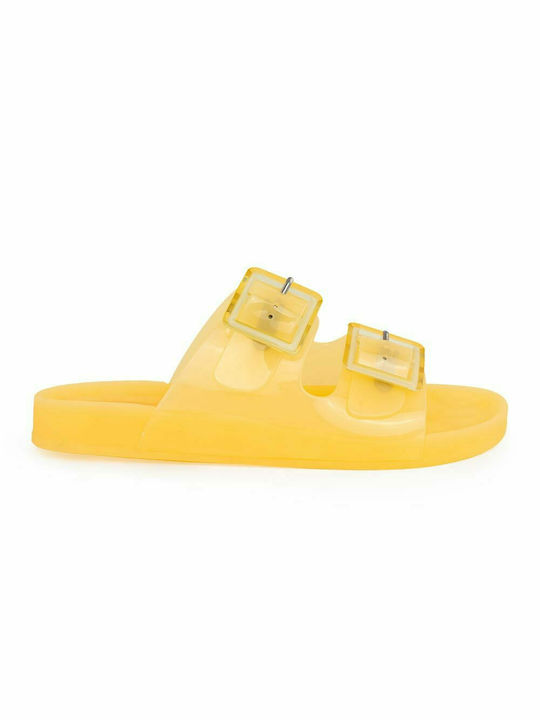 Colors Of California Women's Flip Flops Yellow